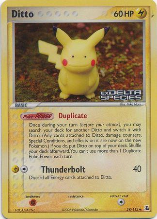 Ditto (Pikachu) [Reverse Holo]